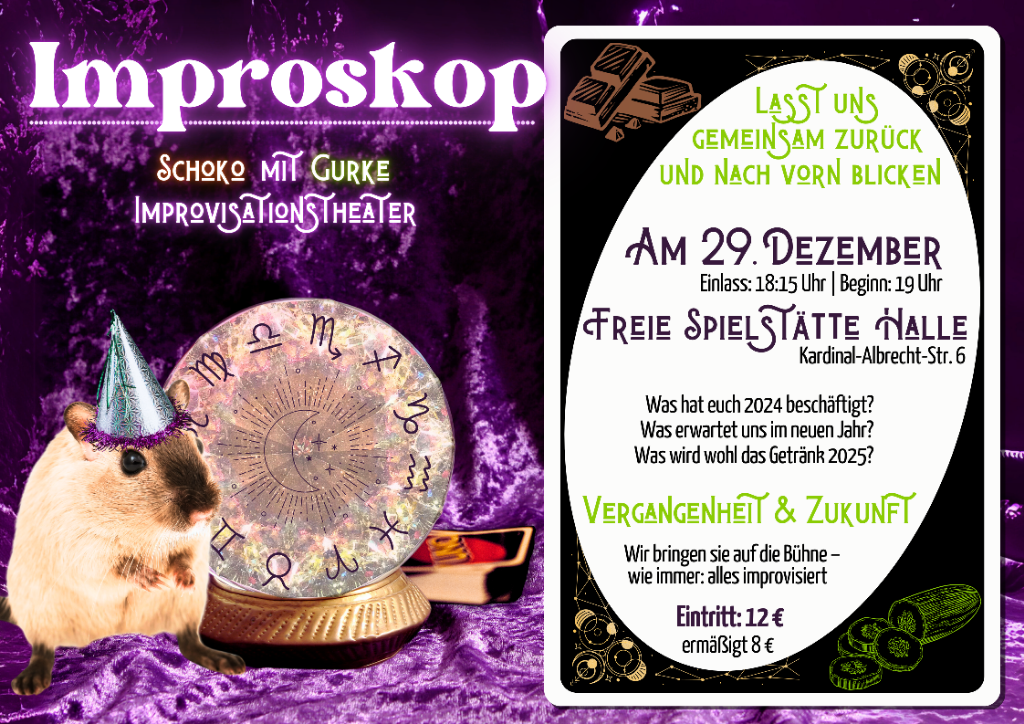 Improvisationstheater Schoko mit Gurke - Improskop